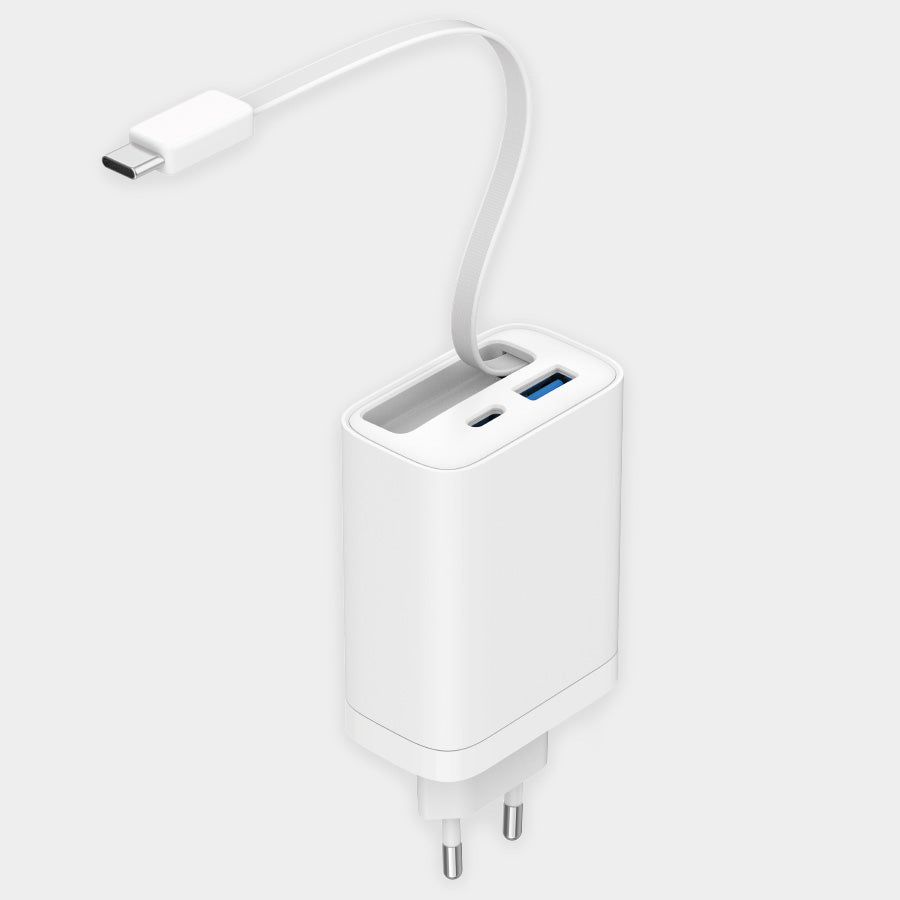 Chargeur - Prise avec Câble Intégré - 30W