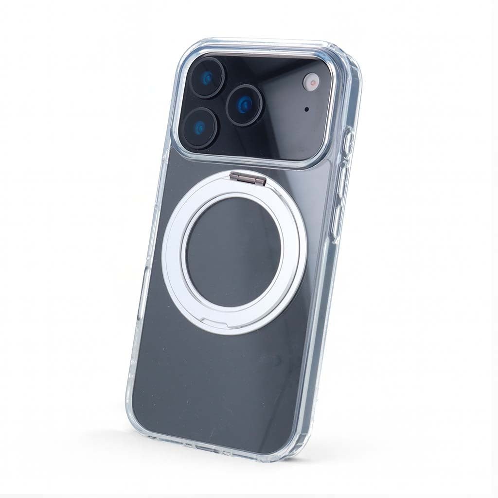 Coque Transparente Compatible MagSafe Anneau pour iPhone 17 Pro Max