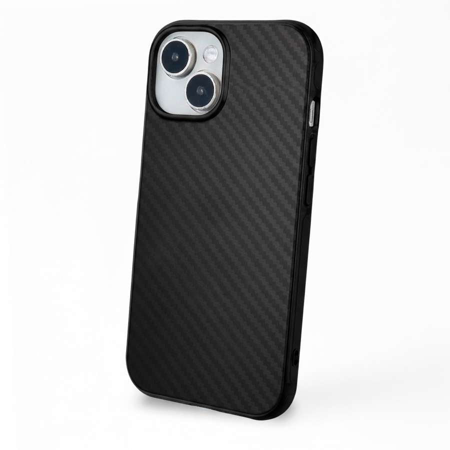 Coque Carbone Compatible MagSafe pour iPhone 15