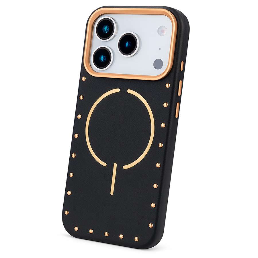Coque à Clous Compatible MagSafe pour iPhone 17 Pro Max
