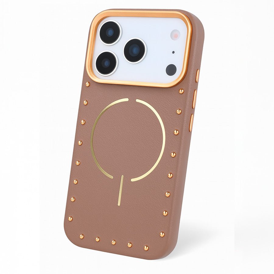 Coque à Clous Compatible MagSafe pour iPhone 17 Pro Max