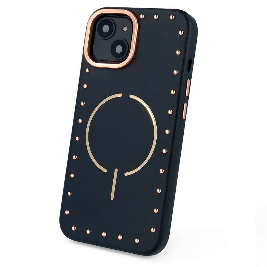 Coque à clous compatible MagSafe pour iPhone 15