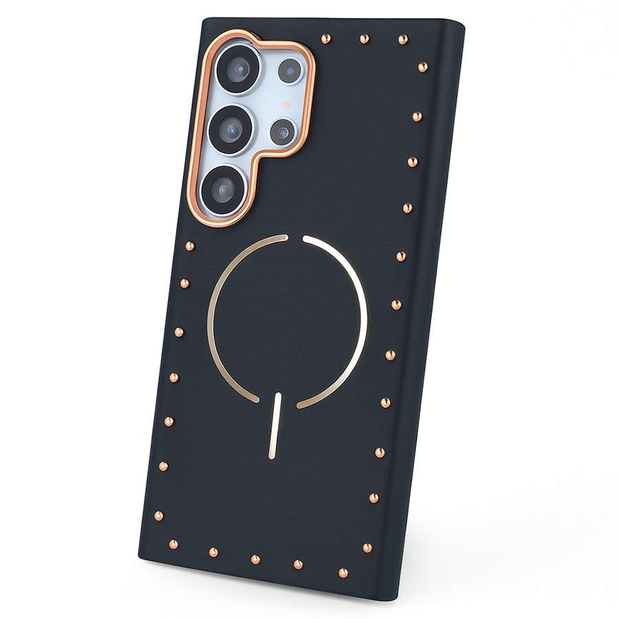 Coque à clous compatible MagSafe pour Samsung Galaxy S25 Ultra