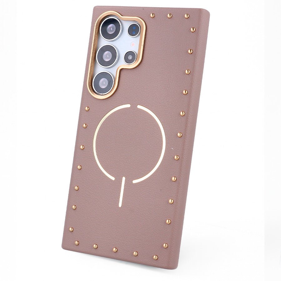Coque à clous compatible MagSafe pour Samsung Galaxy S25 Ultra