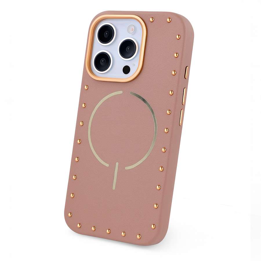 Coque à clous compatible MagSafe pour iPhone 12 Pro Max