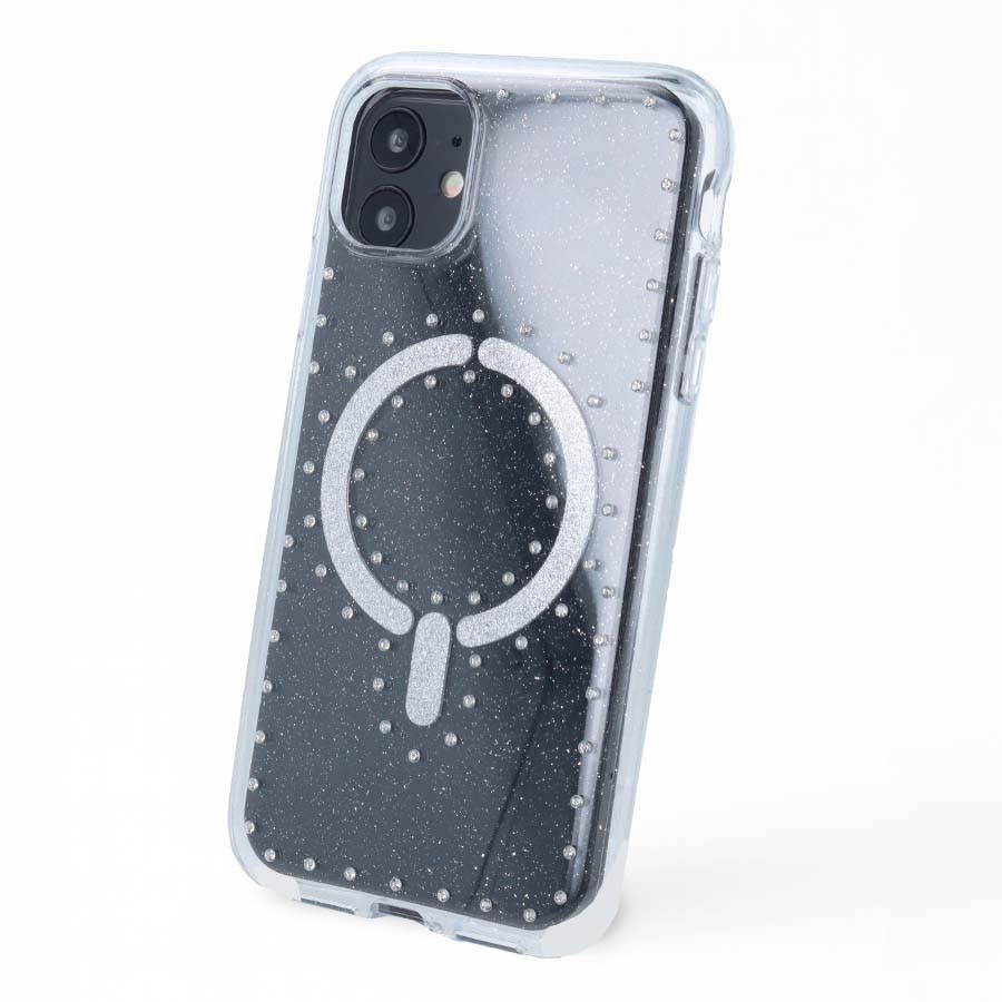 Coque Paillettes Brillantes Compatible MagSafe pour iPhone 11