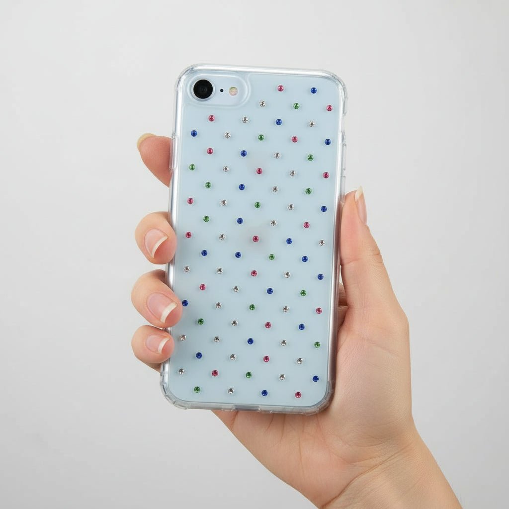 Coque à paillettes multicolores pour iPhone 16e