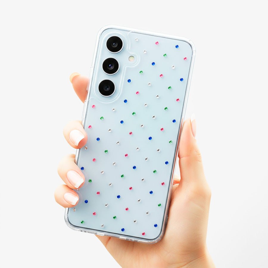 Étui à paillettes multicolores pour Samsung Galaxy S25