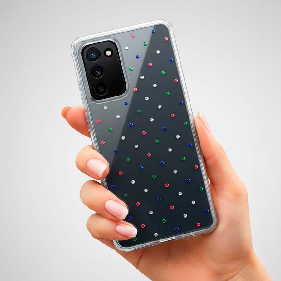Étui à paillettes multicolores pour Samsung Galaxy S20 FE