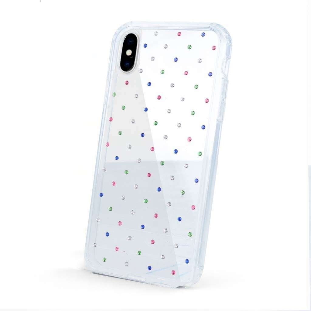 Coque scintillante multicolore pour iPhone XR