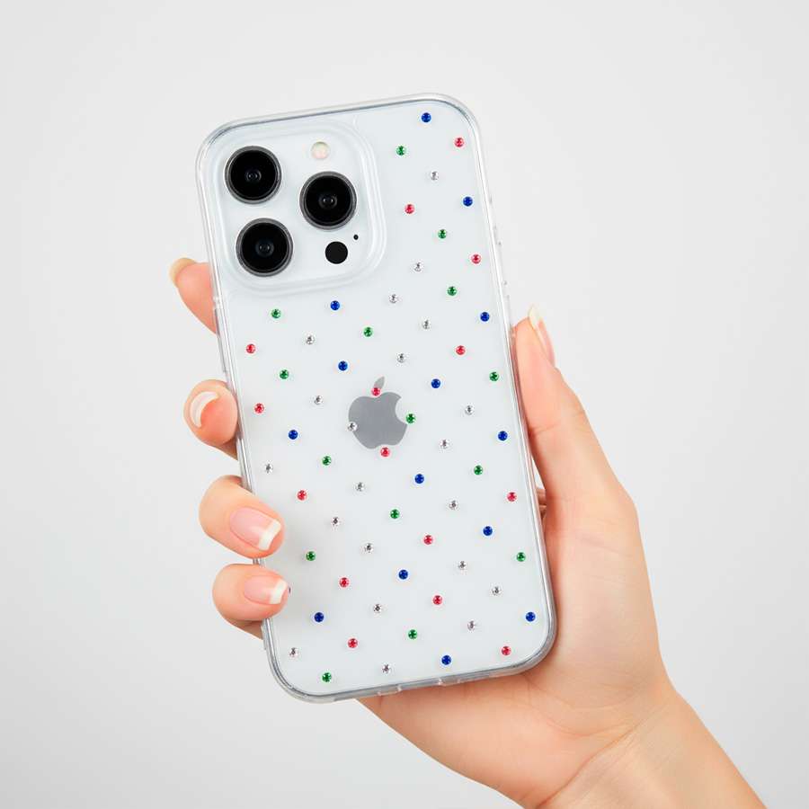 Coque Paillettes Multicolore pour iPhone 15 Pro Max