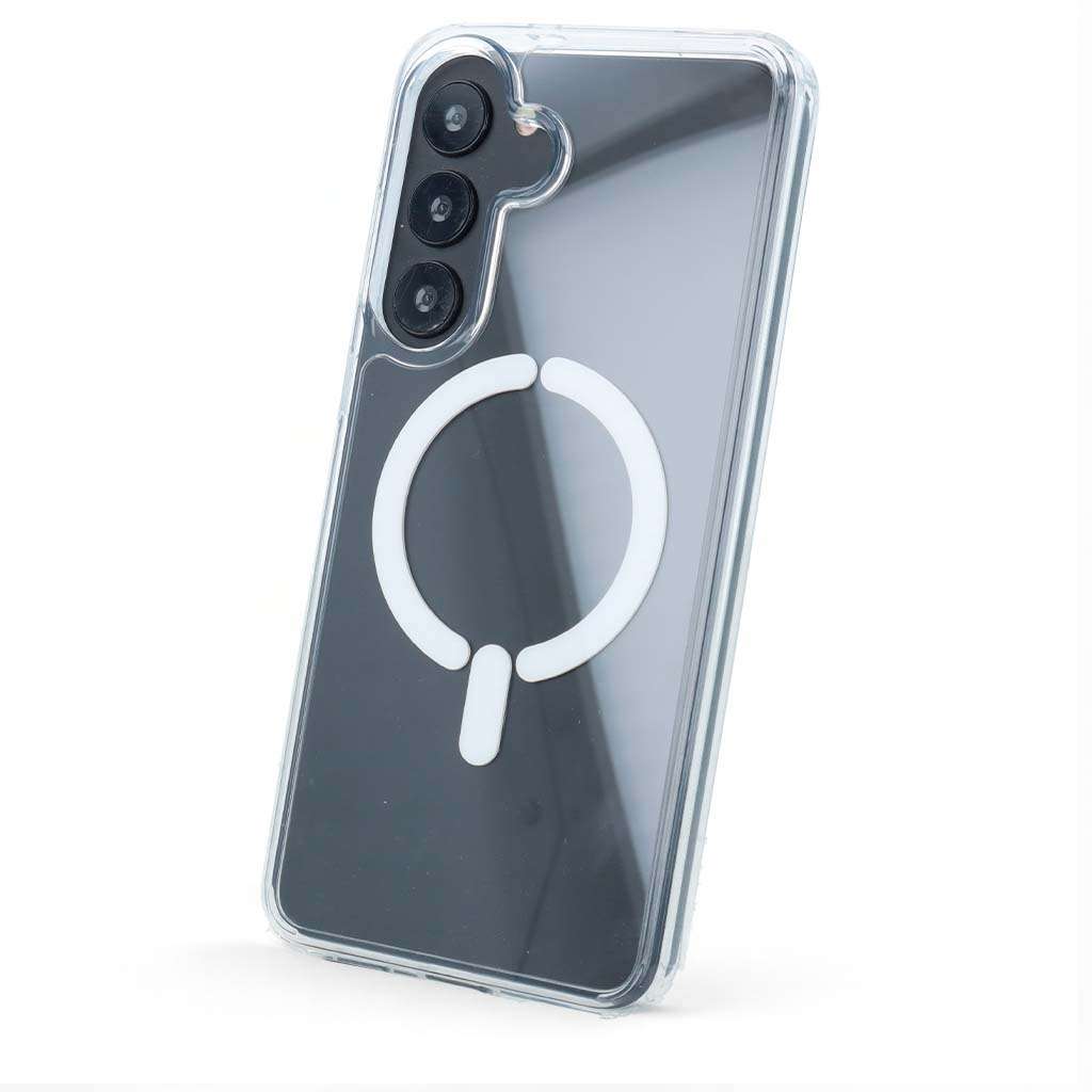 Coque transparente compatible MagSafe pour Samsung Galaxy S25 FE