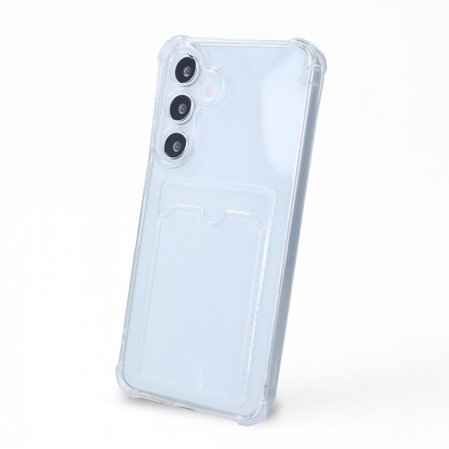 Housse en silicone avec porte-cartes pour Samsung Galaxy S25 FE