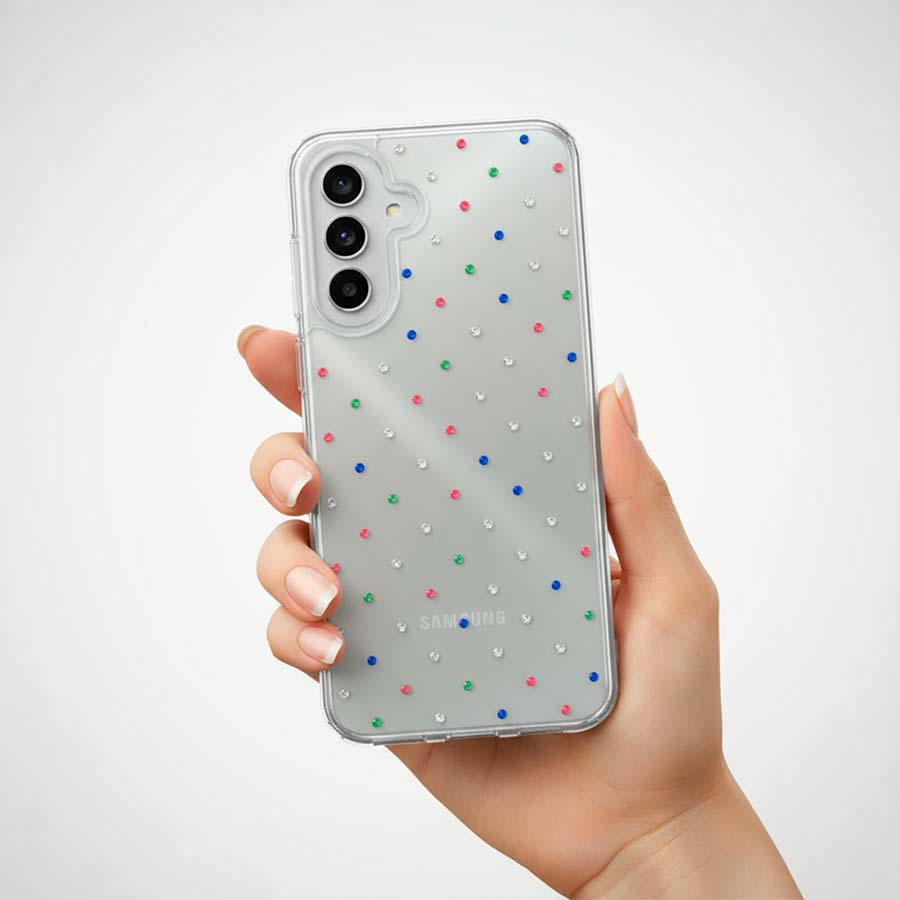 Coque à Paillettes Multicolores pour Samsung Galaxy A17