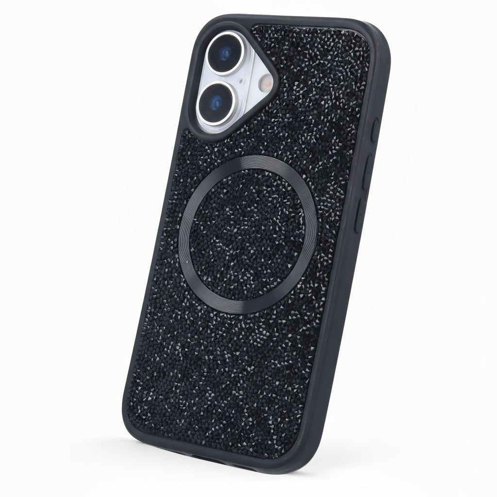 Coque MagSafe pailletée compatible iPhone 16