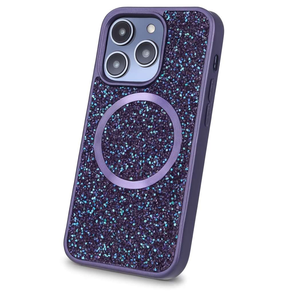 Coque Paillettes compatible MagSafe pour iPhone 15 Pro
