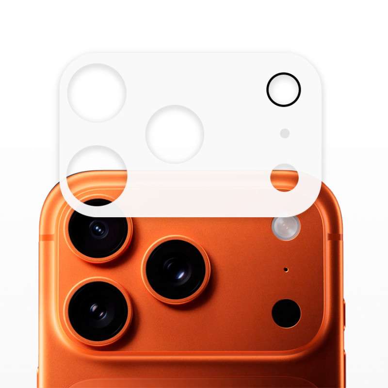 Protecteur d'objectif en verre pour iPhone 17 Pro Max
