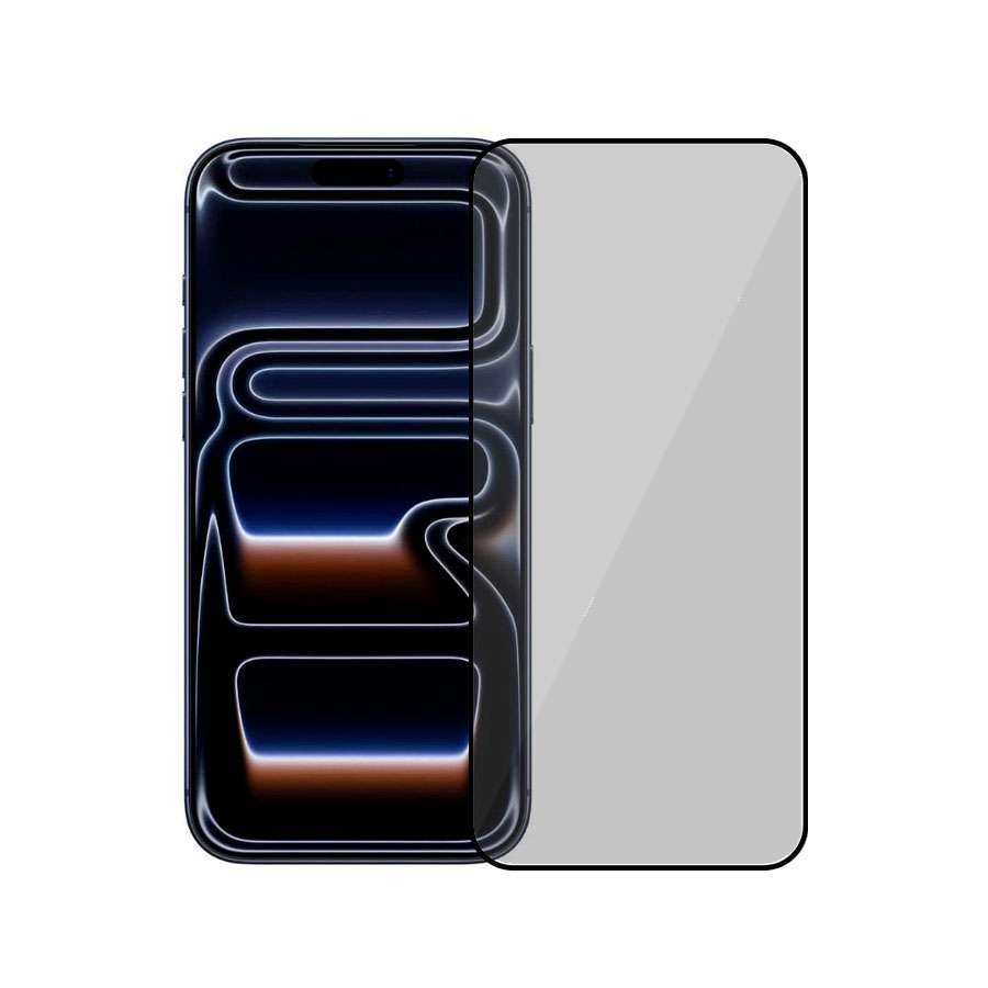 Verre trempé intégral anti-espion pour iPhone 17 Pro
