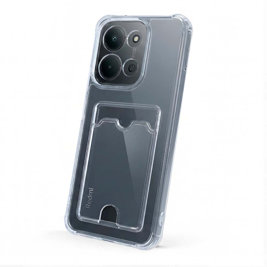 Coque en silicone avec porte-cartes pour Xiaomi Redmi 15C