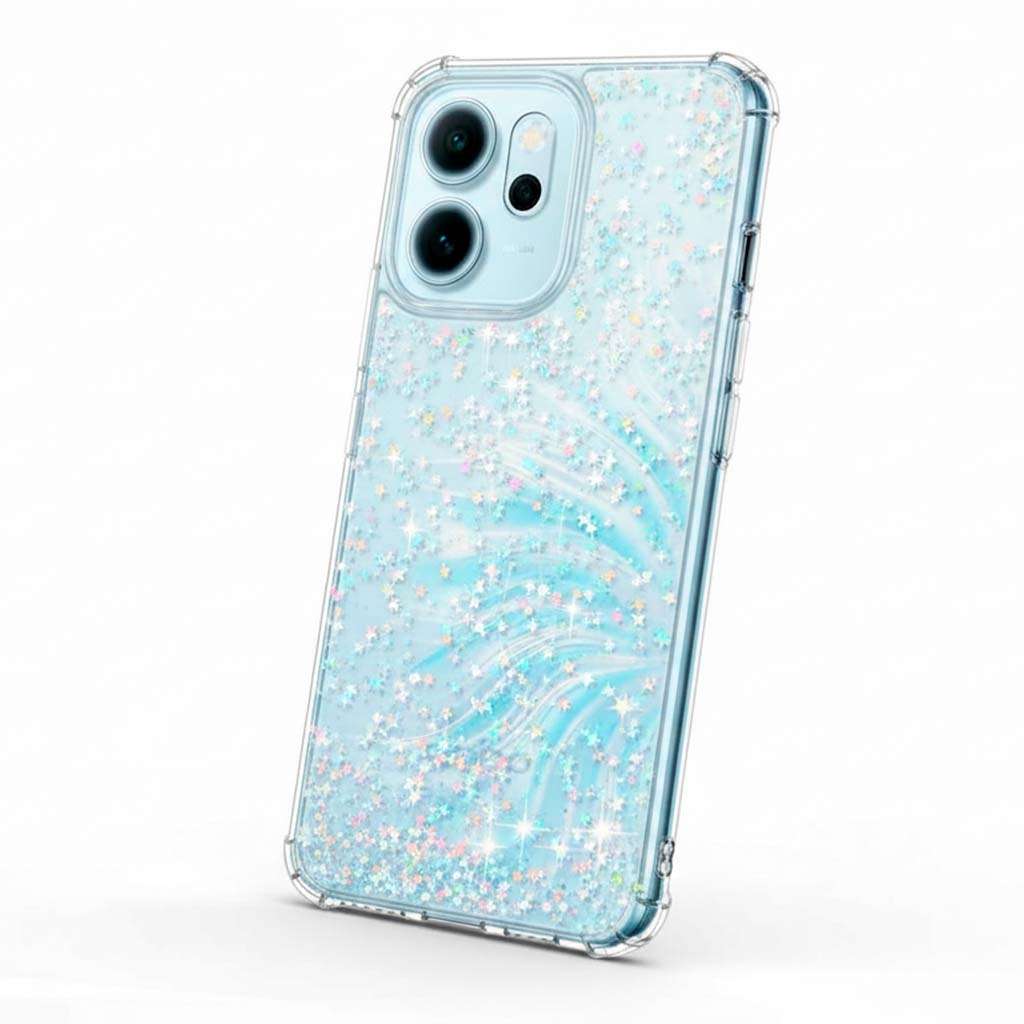Coque pailletée premium pour Oppo Reno 14