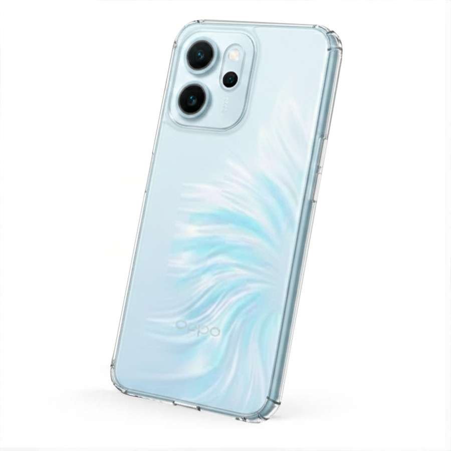 Coque en Silicone Transparent pour Oppo Reno 14