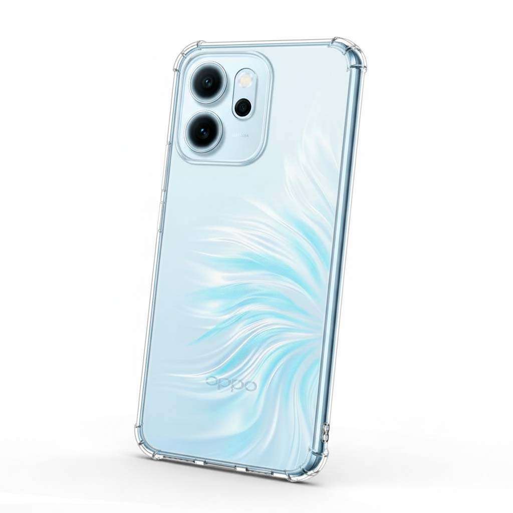 Coque Transparente Anti-jaunissement pour Oppo Reno 14F