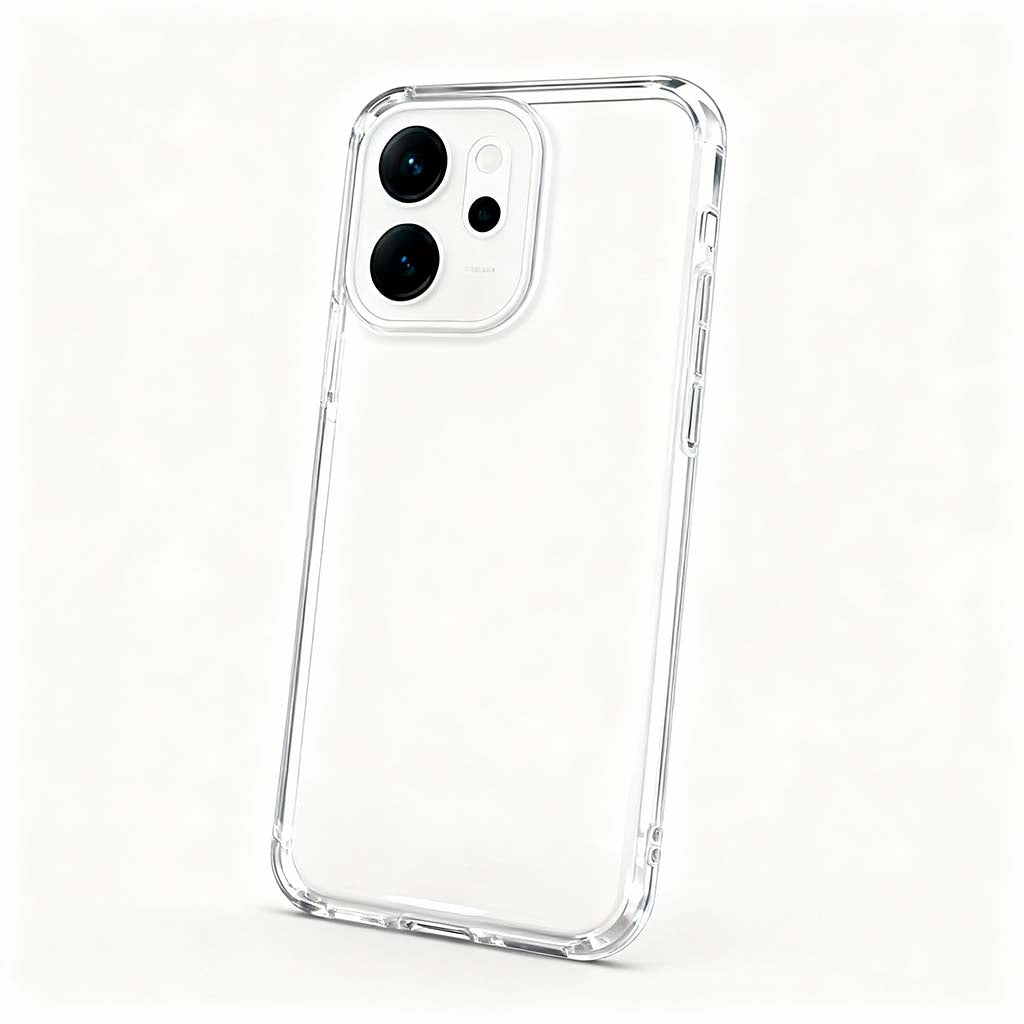 Coque en Silicone Transparent pour Oppo Reno 14FS