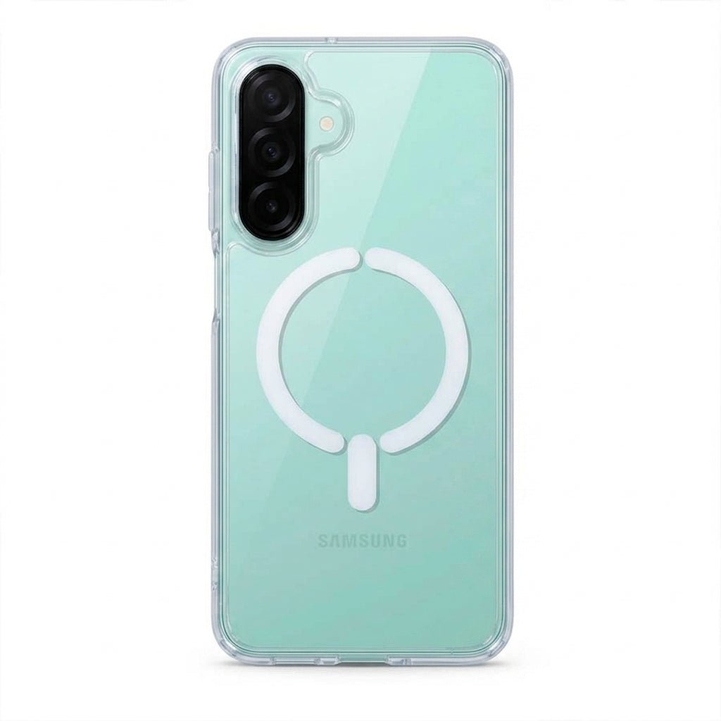 Funda Transparente Logo Compatible con Magsafe para Samsung Galaxy A26 5G