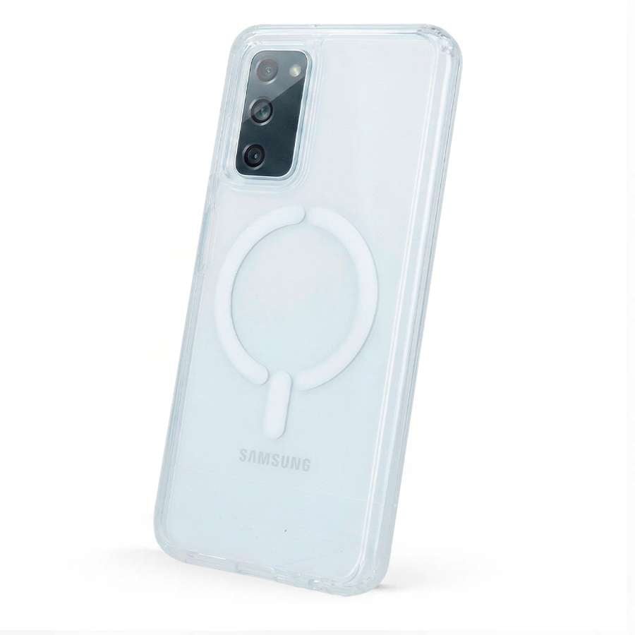 Coque transparente compatible MagSafe pour Samsung Galaxy S20 FE