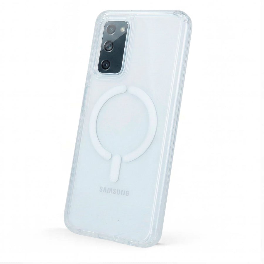 Coque transparente compatible MagSafe pour Samsung Galaxy S20 FE