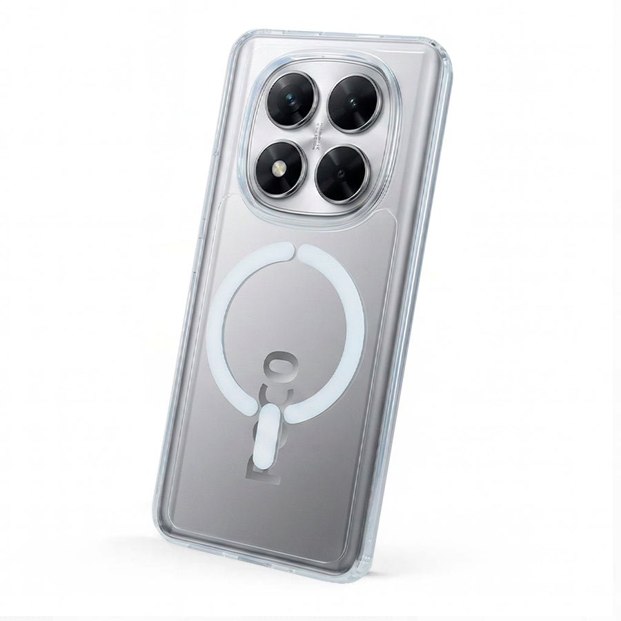 Coque Transparente Logo Compatible Magsafe pour Xiaomi Redmi Note 14 Pro 5G