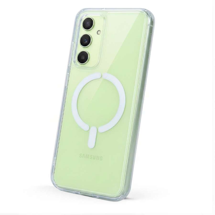 Coque Transparente Logo Compatible Magsafe pour Samsung Galaxy A34 5G
