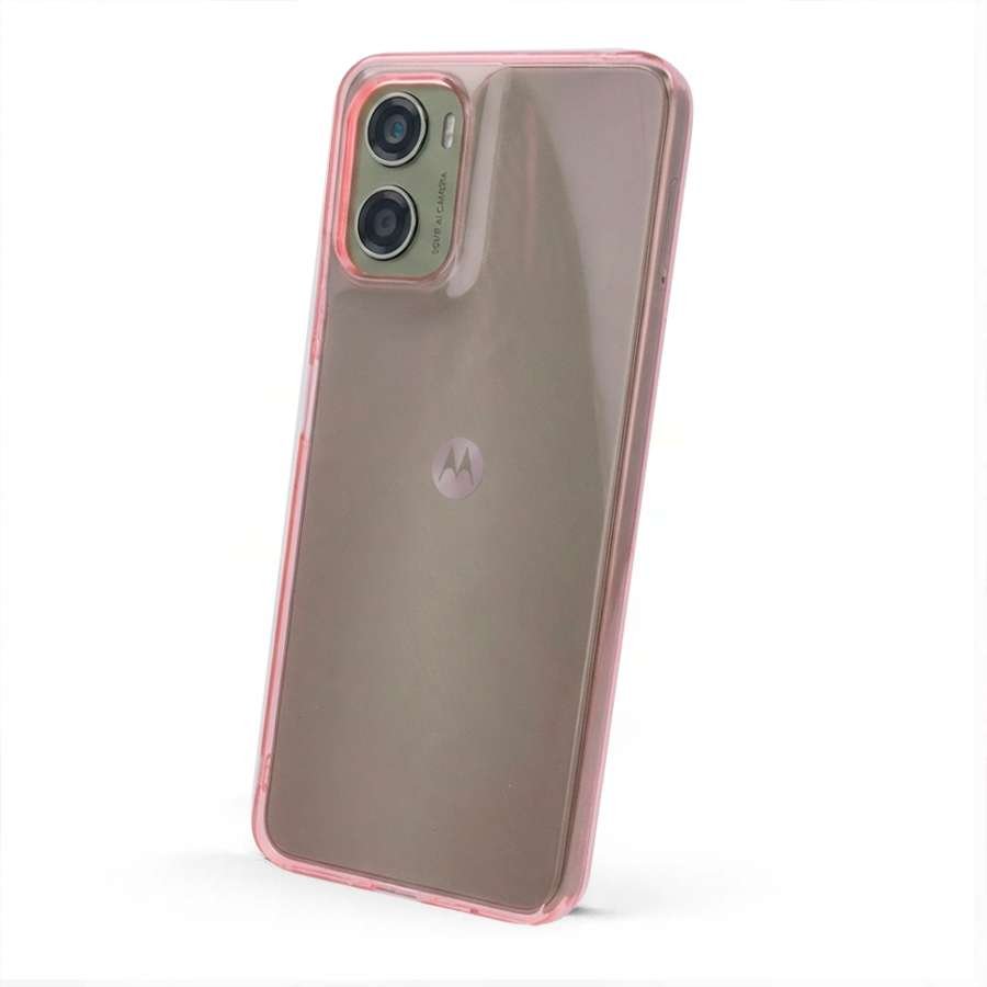 Funda en silicone de couleur pour Motorola Moto G06
