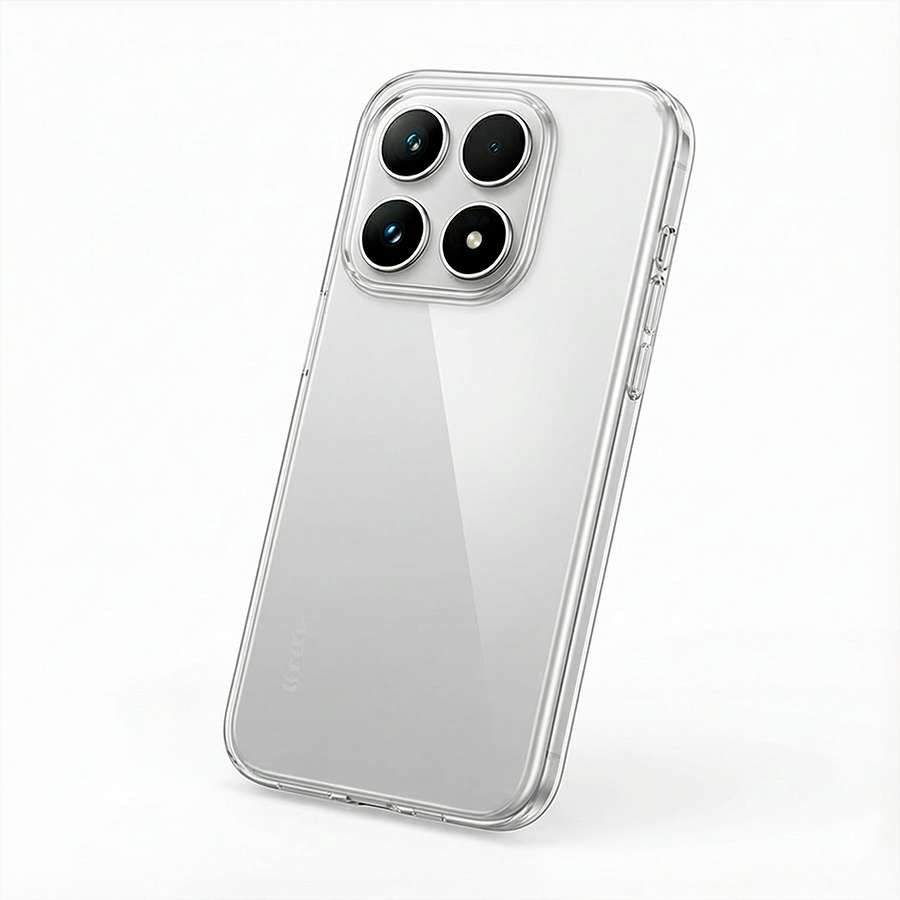 Coque en silicone transparente pour Xiaomi 17