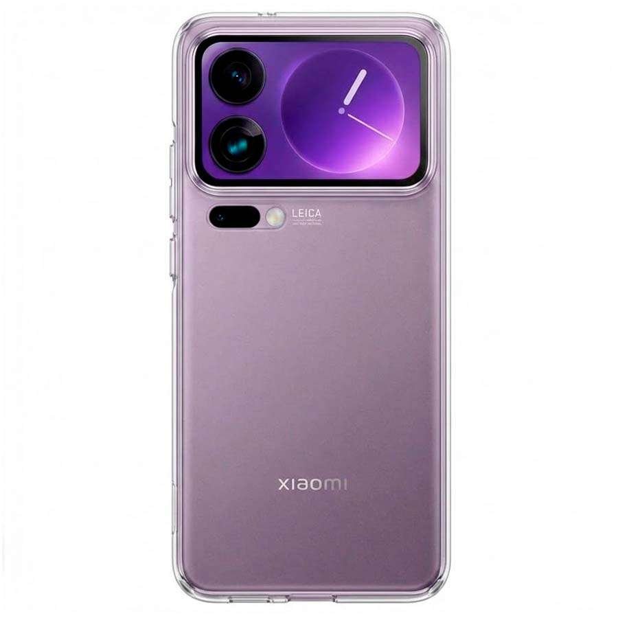 Coque en silicone transparente pour Xiaomi 17 Pro Max