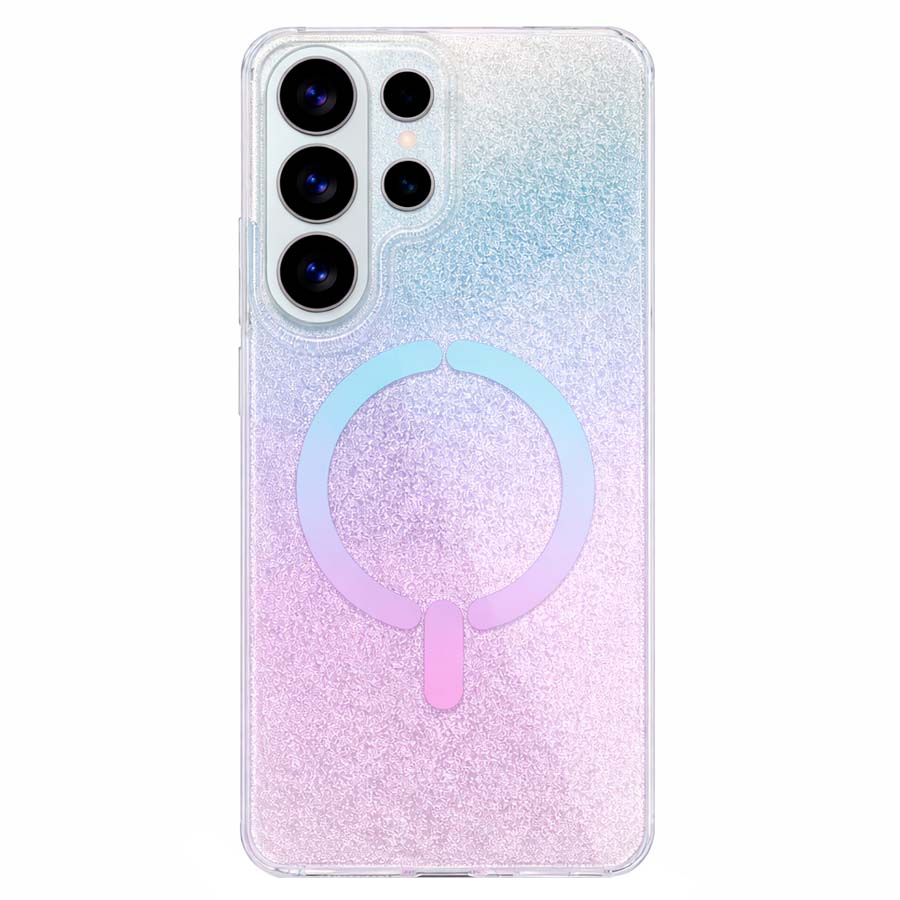 Coque Ring Glitter Compatible Magsafe pour Samsung Galaxy S26 Ultra