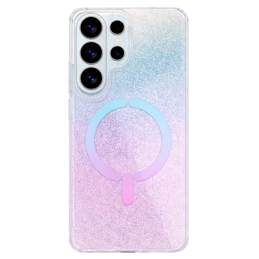 Coque Ring Glitter Compatible Magsafe pour Samsung Galaxy S26 Ultra