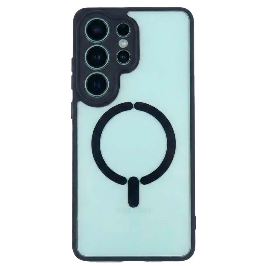 Coque Bumper Compatible Magsafe avec Cache Caméra pour Samsung Galaxy S26 Ultra
