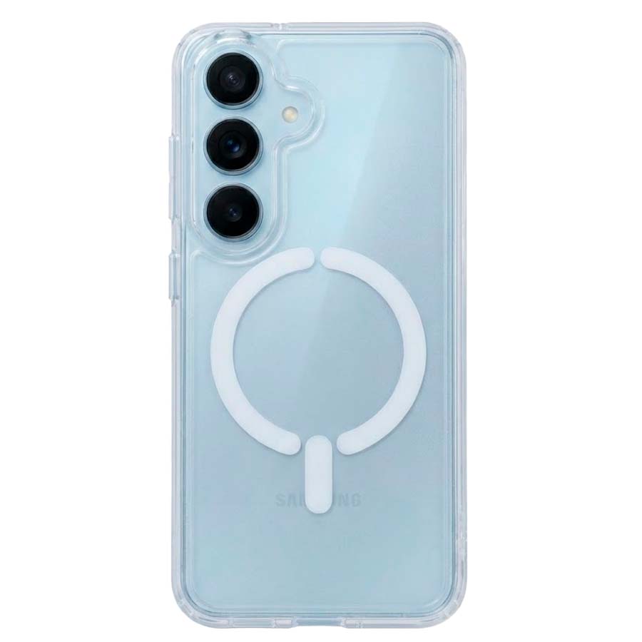 Coque transparente Logo compatible MagSafe pour Samsung Galaxy S26 Plus