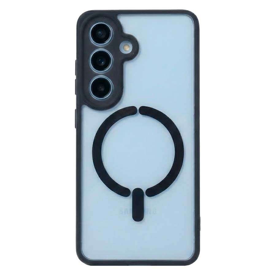 Coque Bumper Compatible Magsafe avec Cache Caméra pour Samsung Galaxy S26