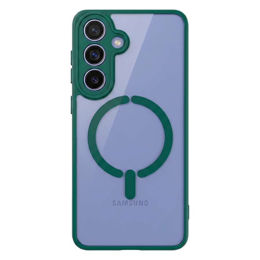 Coque Bumper Compatible Magsafe avec Cache Caméra pour Samsung Galaxy S26