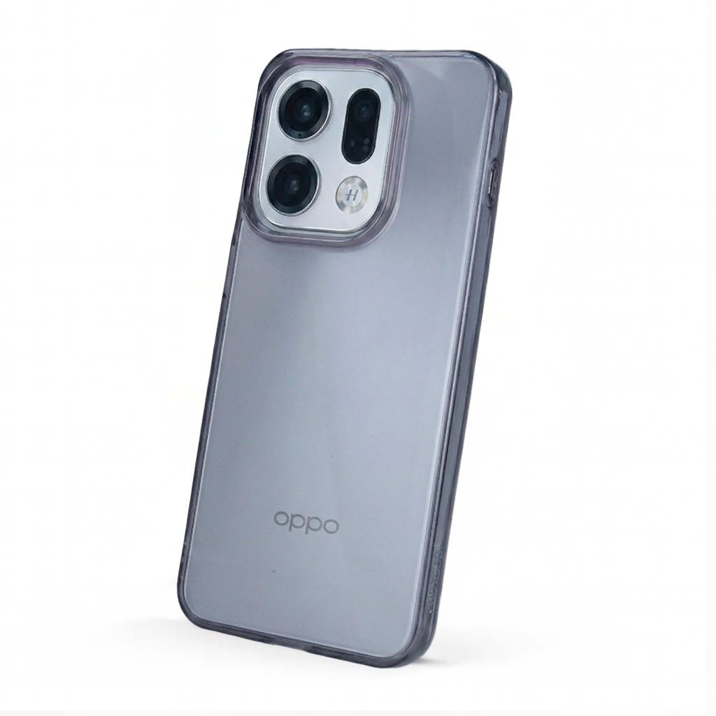Housse en silicone colorée pour Oppo Find X9