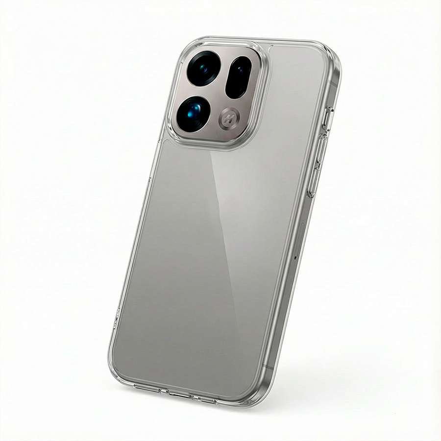 Coque en silicone transparente pour Oppo Find X9