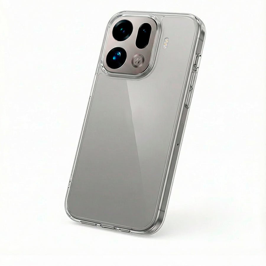 Coque en silicone transparent pour Oppo Find X9 Pro
