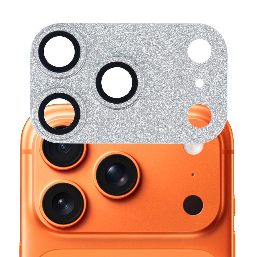 Protection d'objectif pailletée pour iPhone 17 Pro