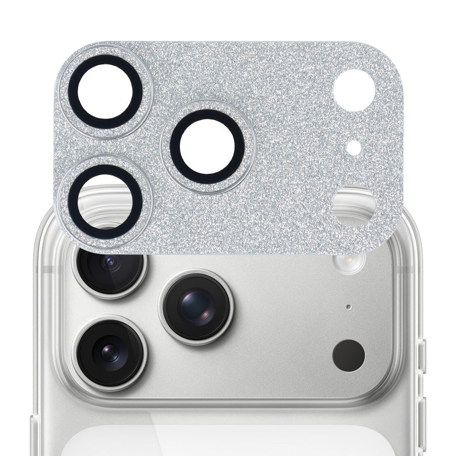 Protecteur d'objectif photo à paillettes pour iPhone 17 Pro Max