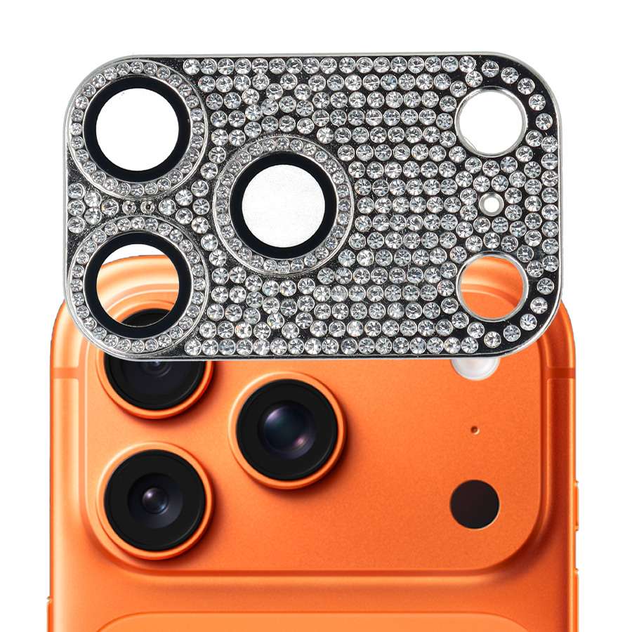 Protection d'Objectif Pailletée pour iPhone 17 Pro