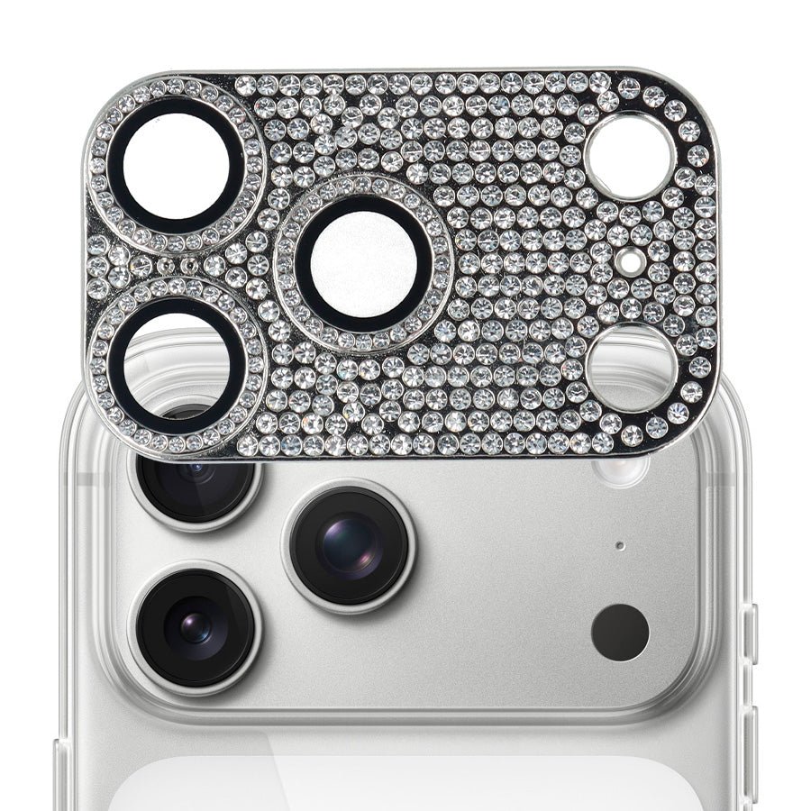 Protection d'objectif scintillante pour iPhone 17 Pro Max