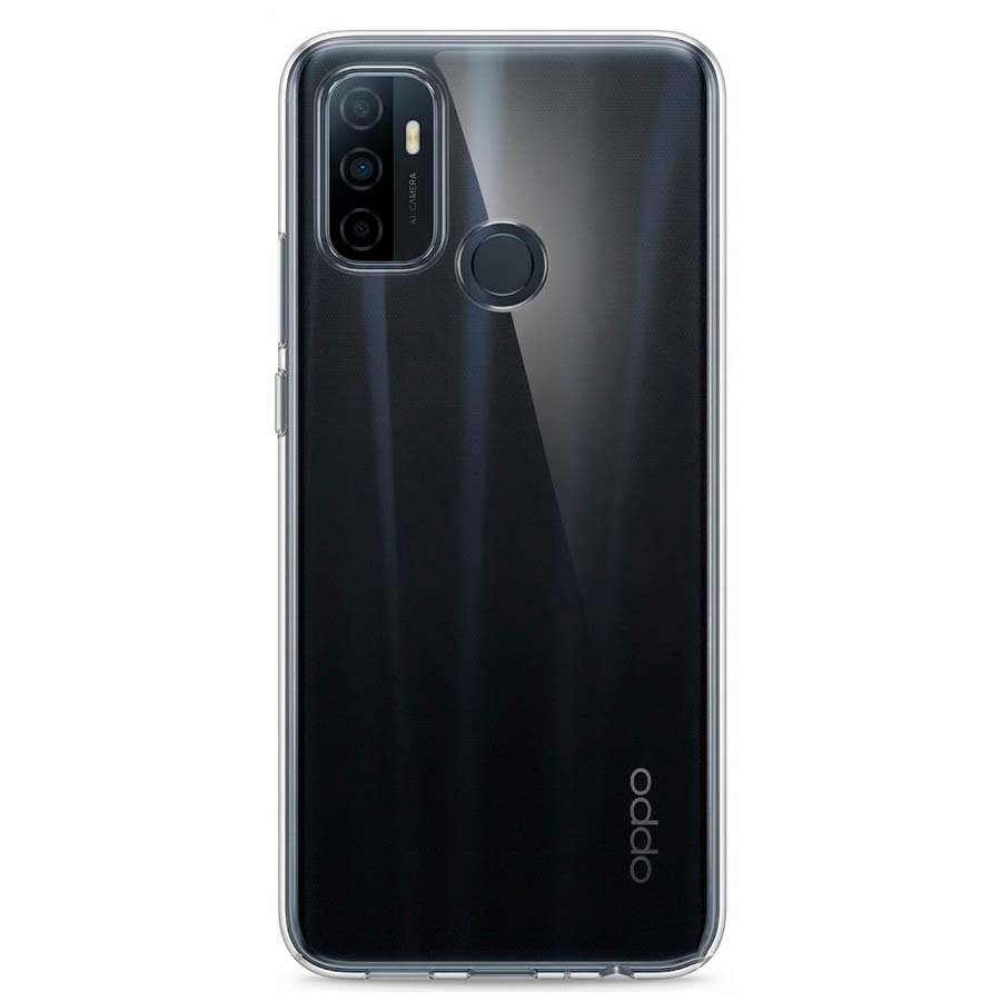 Coque transparente anti-jaunissement pour Oppo A32