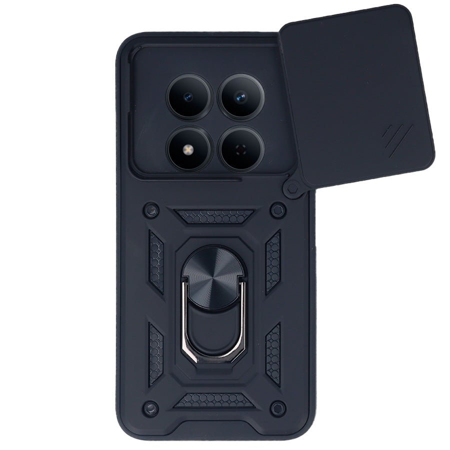Coque de protection blindée avec anneau pour Xiaomi Redmi Note 15 Pro +